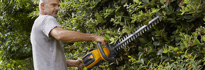 Produktvorf&uuml;hrung Akku-Heckenschere - Stiga