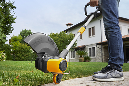 Produktvorführung Akku-Rasentrimmer - Stiga