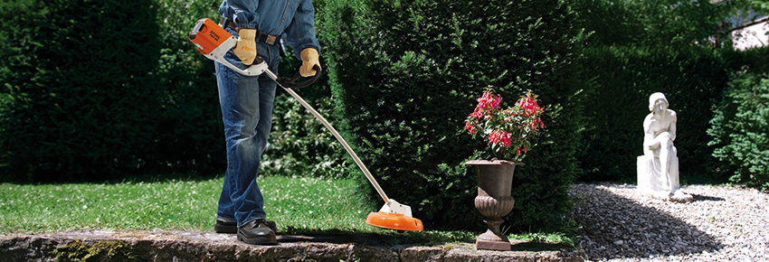 Produktvorführung Akku-Rasentrimmer - Stihl