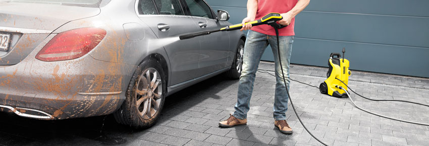 Produktvorf&uuml;hrung Hochdruckreiniger Kaercher bei Autow&auml;che