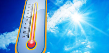 Ein Thermometer im Himmel.