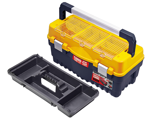 gelb-schwarzer Werkzeugkoffer