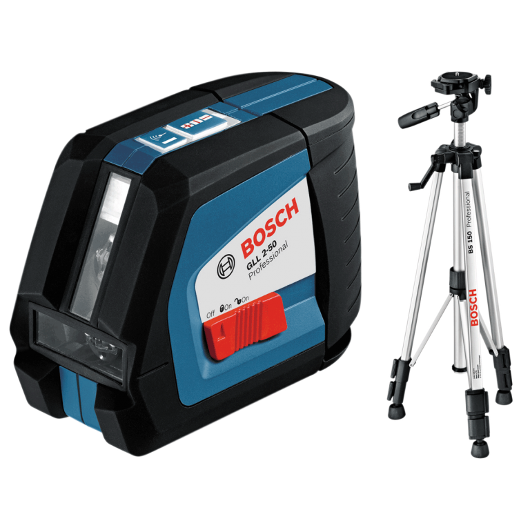 Punkt- und Linienlaser der Marke Bosch.

