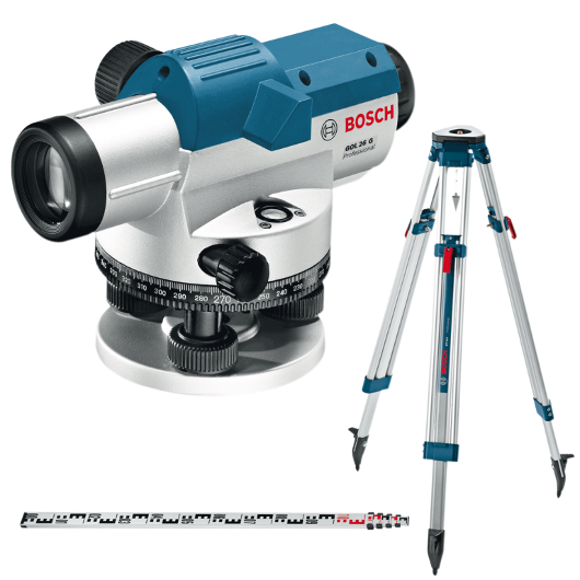 Nivelliergerät der Marke Bosch.