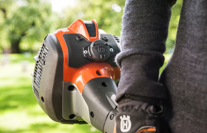 Produktvorführung Akku-Laubbläser - Husqvarna