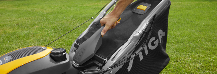 Produktvorführung Rasenmaeher Twinclip - Stiga
