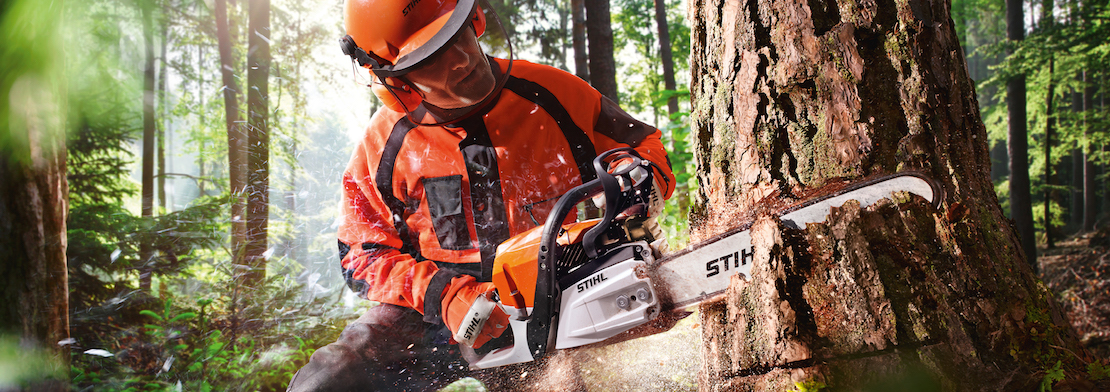 Produktvorführung Motorsäge - Stihl