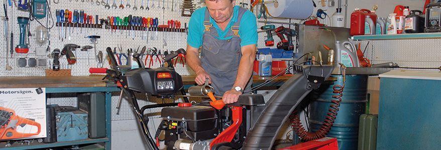 Vorführung Service Schneefraese