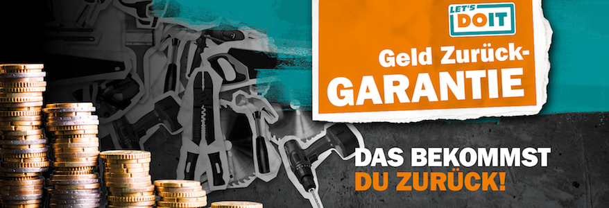 Slider Geld-Zurück-Garantie