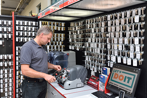 Vorführung Schlüsselservice