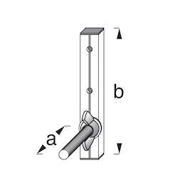1202372 - Felgenhalter Typ 19 Alu blank