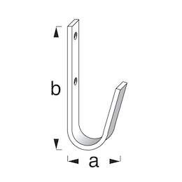 1202391 - Unihaken Stahl verzinkt