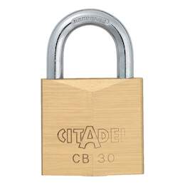 1212134 - Vorhangschl.Messing Citadel 30 inkl.2 Schl&uuml;ssel