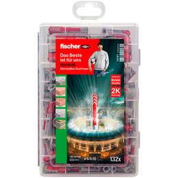 1230143 - Meisterbox DUOPOWER 132tlg. D&uuml;bel 6,8,10