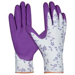 1271651 - Arbeitshandschuh Lila Flower Garten SB
