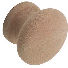 1134602 - M&ouml;belknopf Buche roh T:28mm/DM:35mm,SB