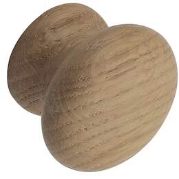 1134628 - M&ouml;belknopf Eiche lackiert T:27mm/DM:35mm,SB