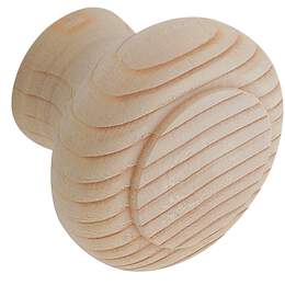 1134634 - M&ouml;belknopf Kiefer roh 32mm SB