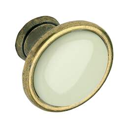 1231652 - Knopf Oxnard altmess.br&uuml;niert hellbeige,T:22mm/DM:29mm