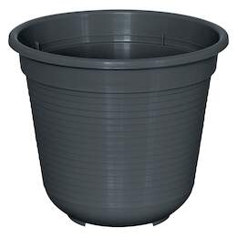 1291208 - Blumentopf Standard Kunstst. anthrazit DM 14cm