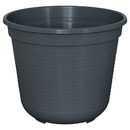 1291210 - Blumentopf Standard Kunstst. anthrazit DM 18cm