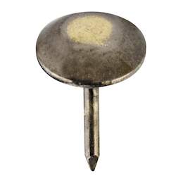 1178778 - Polsternagel flachgew&ouml;lbt vermessingt