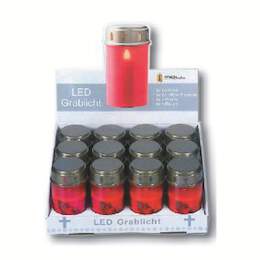 1292828 - LED Grablicht rot, H&ouml;he 12cm
