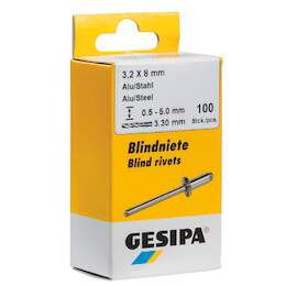 1292490 - Blindniete Mini-Pack 4x12 Alu/Stahl