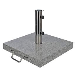 1287771 - Schirmst&auml;nder Granit 30kg quadrat. mit Griff u. 2 Rollen