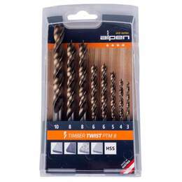 1296175 - Holzspiralbohrersatz TIMBER TW 8tlg. DM 3,0-10,0mm