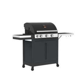 1281253 - Gasgrill Stella 3201 schwarz mit Schr&auml;nken 174x59x119cm