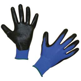 1298068 - Feinstrickhandschuh Nytec, blau-schwarz
