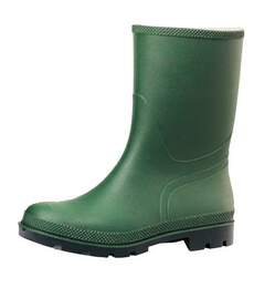 1304995 - Freizeitstiefel PVC schwarz/gr&uuml;n