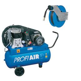 1288334 - Kompressor 400/10/50K inkl. Druckluftschlauch, Superset