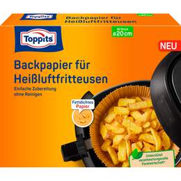 1306535 - Backpapier Toppits f&uuml;r Hei&szlig;luft-Friteuse