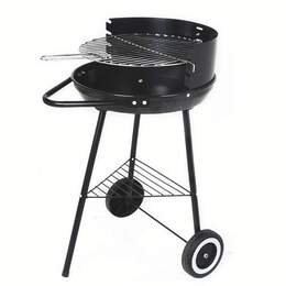 1308356 - Holzkohle Rundgrill mit R&auml;dern h&ouml;henverstellbar