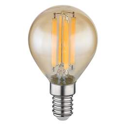 1306915 - LED-Birne E14 6W 700lm Fila Glas amber 3000K