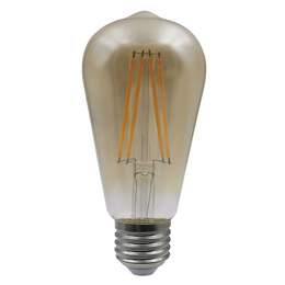 1306857 - LED-Kolben E27 7W 720lm Fila Glas amber 2700K
