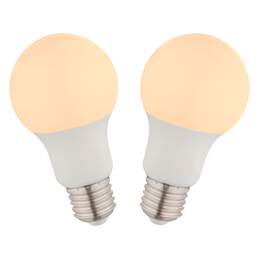 1306880 - LED-Birne E27 8,8W 806lm Kunststoff opal 3000K Duo-Pack