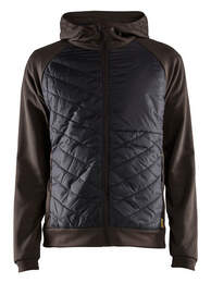 1306962 - Hybrid Sweater dunkel olivgr&uuml;n/schwarz