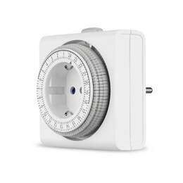 1310411 - Zeitschaltuhr kompakt weiss mechanisch quadratisch