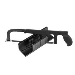 1311160 - Insektenschutz Zuschnitt Set Gehrungslade mit S&auml;ge, sw