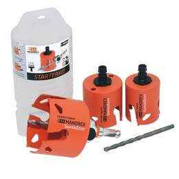 1308376 - Mehrzweck-Lochs&auml;gen-Set SuperXcut DM 60,68,82mm