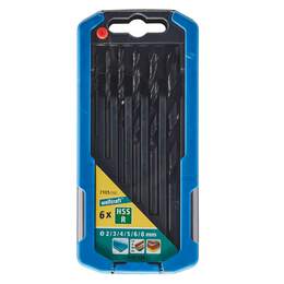 1304677 - Spiralbohrer-Set HSS 6tlg. DIN338 DM 2,3,4,5,6,8mm, rollg