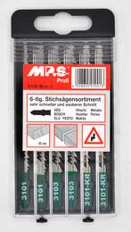 1304869 - Stichs&auml;geblatt-Kassette 6tlg. f&uuml;r Holz