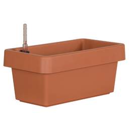 1312527 - Blumenkasten Viva terracotta DM 40cm m. Wasseranzeige