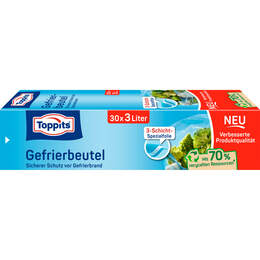 1315914 - Gefrierbeutel Toppits 3l 30er 25x32cm