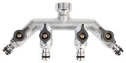 1316326 - 4-Wege-Ventil IG 3/4" MS Cr Geka plus