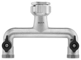 1316327 - 2-Wege-Ventil IG 3/4"+G1" 2xAG 3/4" MS Cr Geka plus