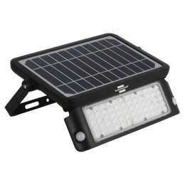 1277766 - Solar LED-Strahler SOL WL 1000 10W 1080lm, 2xPIR, IP65, schw.